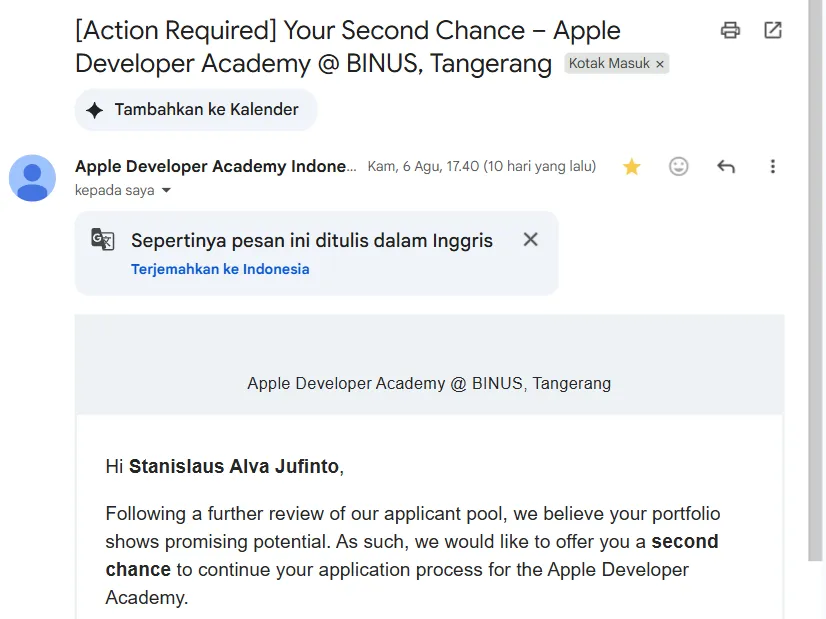 Second Chance